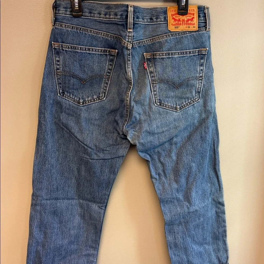 Levi’s 505 Regular Fit Jeans W32 L34 100% Cotton